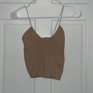 Free People Gold Cami - Size XS/S